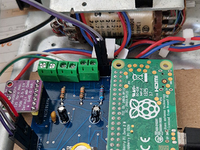 Essai de mise en place dans le téléphone